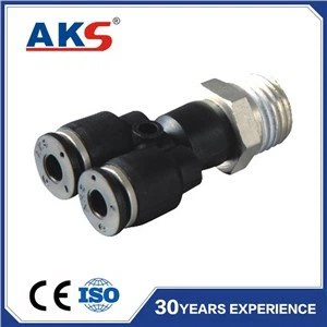 बीएसपीपी शाखा वाई फिटिंग वायवीय कनेक्टर