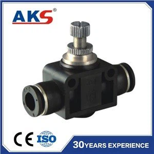 फिटिंग में डक्ट-टाइप चेक वाल्व वायवीय पुश