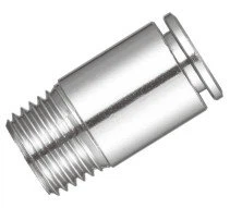 पीसी स्टेनलेस स्टील पुरुष सीधे फिटिंग में धक्का